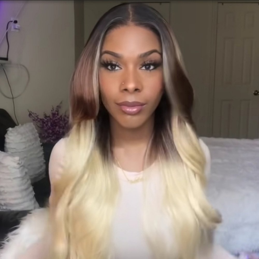 New! Never Worn. Sensationnel Butta Lace Unite 2 Money Piece Blonde HD Lace Wig